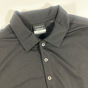 Nike Golf Polo‎ Shirt Mens Size LG Dark Grey Golf Performance Dri-Fit Athletic